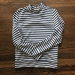 A.P.C. mock neck zip back sweatshirt